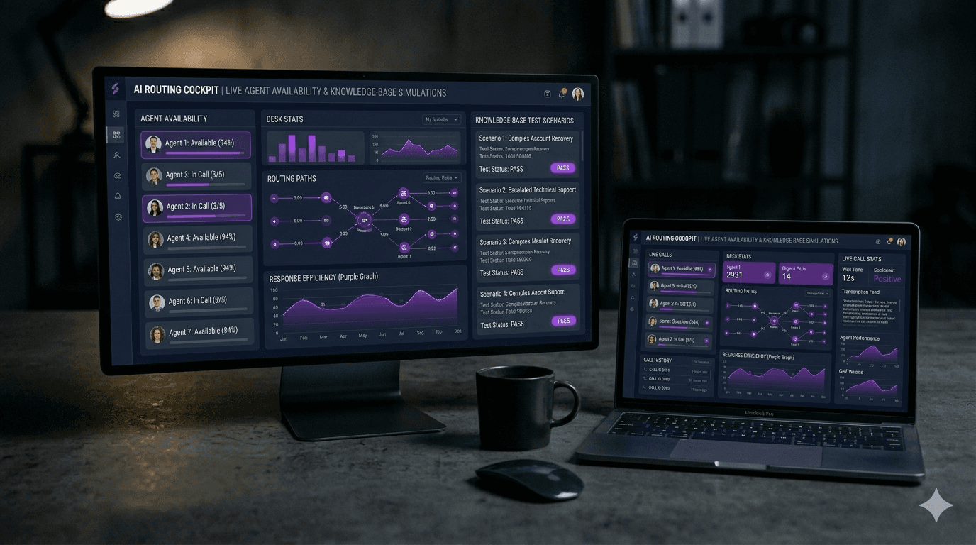 Branded Voice Agent – Investment Bank – project image 7