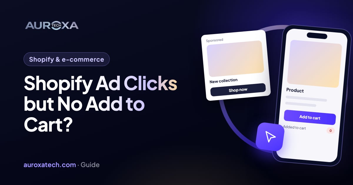 Shopify Ad Clicks but No Add to Cart?