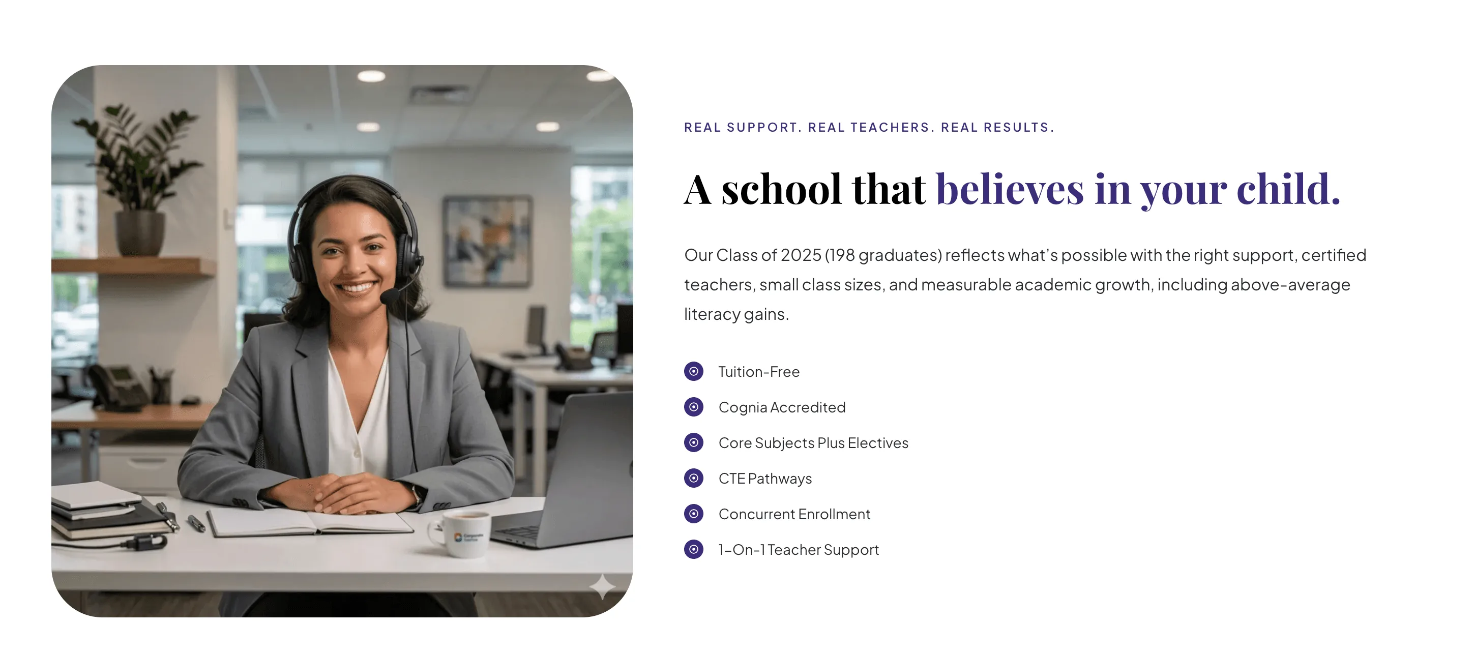 Student Enrollment Agent – Online K-12 Charter School – project image 3
