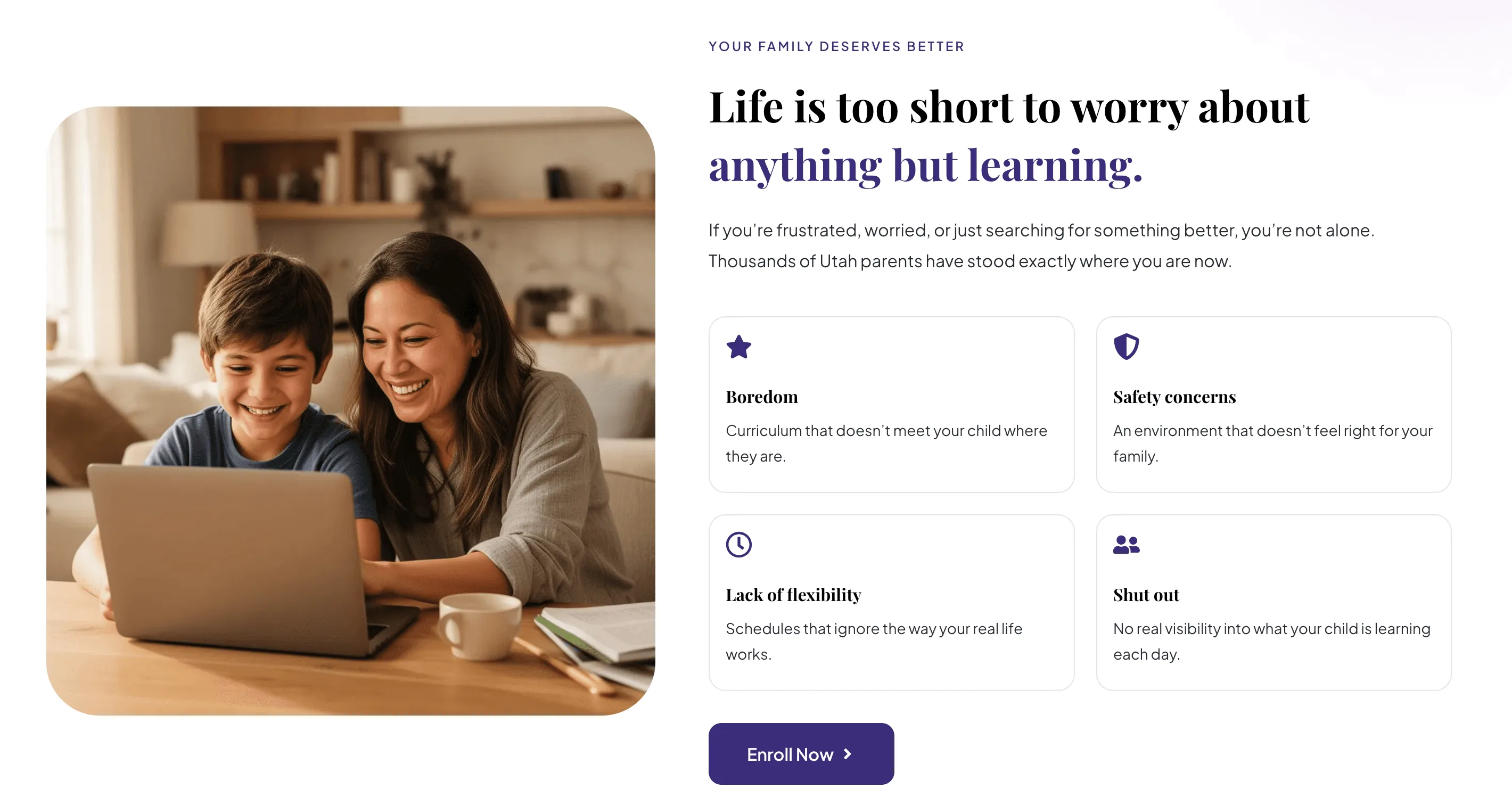 Student Enrollment Agent – Online K-12 Charter School – project image 2